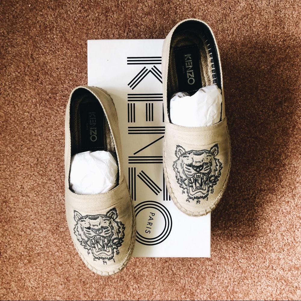 Sale! KENZO Canvas Classic Tiger Espadrilles